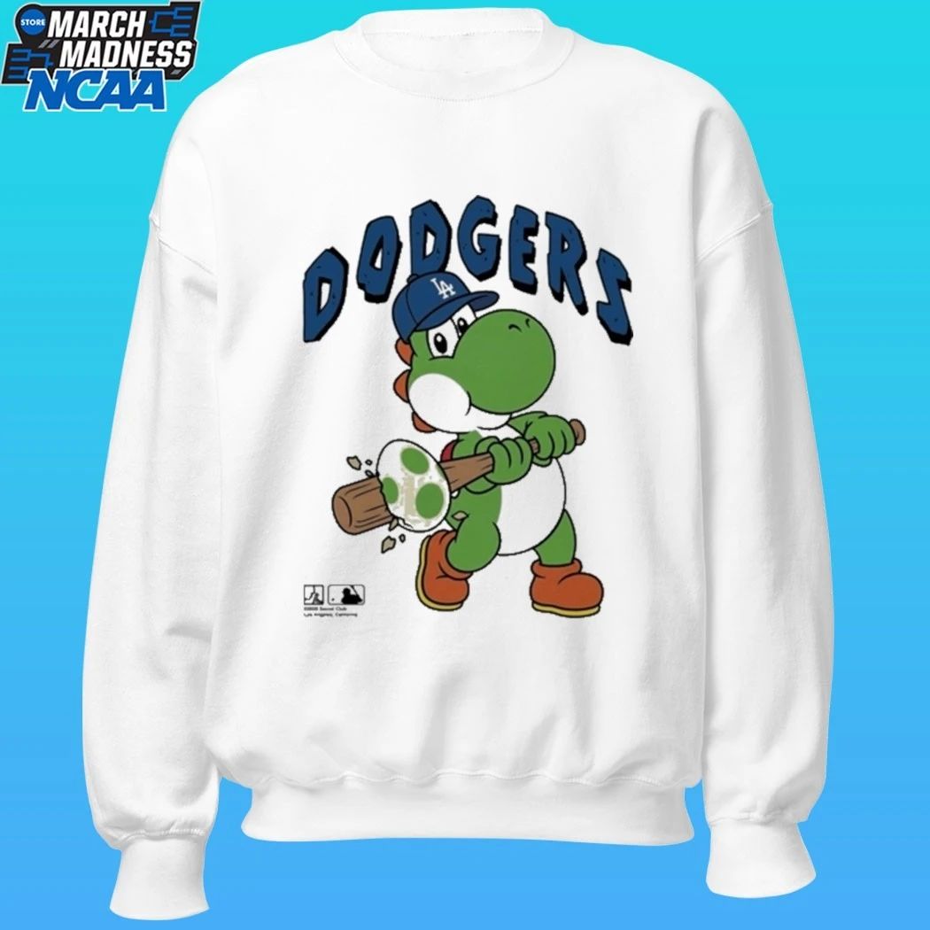 La Dodgers Yoshi Baseball Egg Shirt
