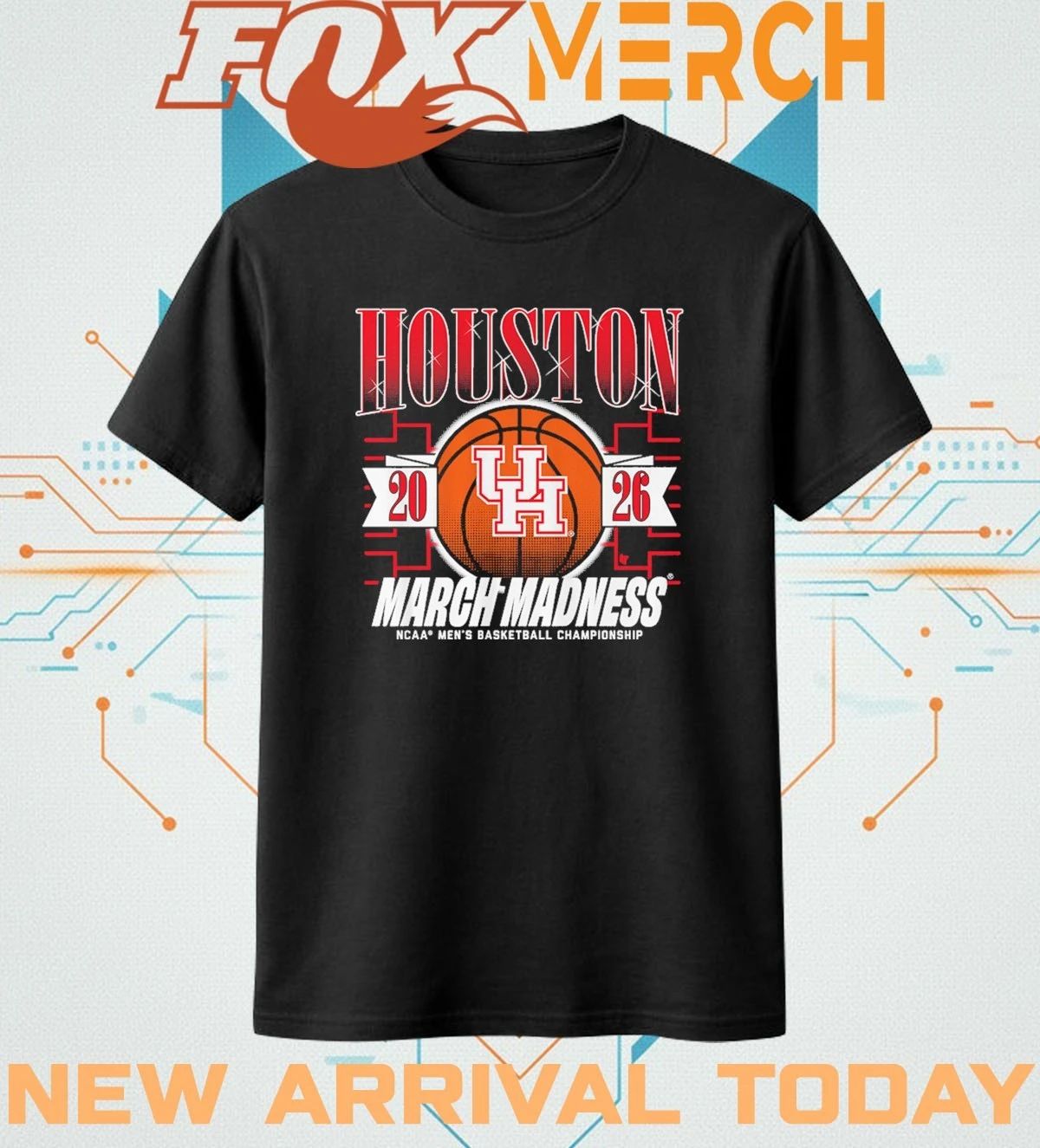 Houston Cougars Men’s Basketball 2026 March Madness t-shirt