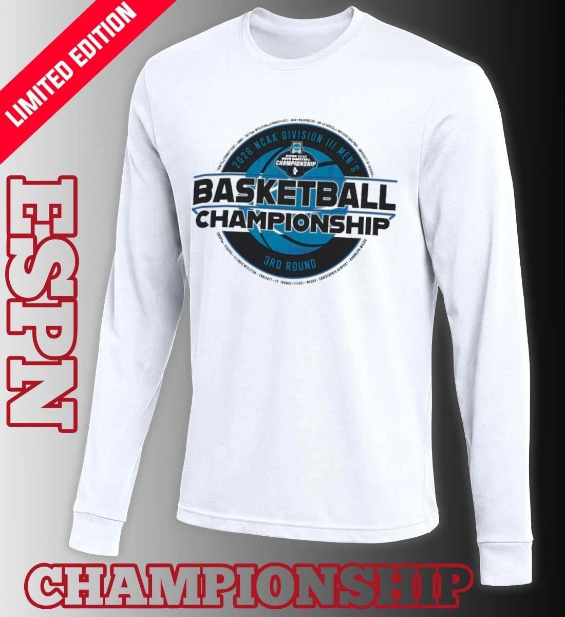 2026 NCAA Division III Men’s Basketball 3rd Round T-Shirt