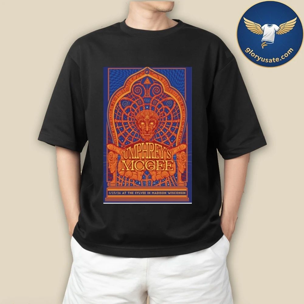 Umphrey’s McGee January 23 2026 Madison Wisconsin Poster Shirt