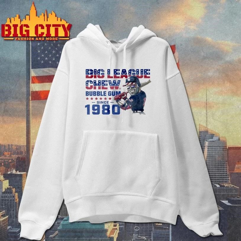 Patriotic Bubble Gum Since 1980 Big League Chew Vintage Shirt