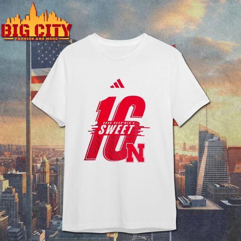 Nebraska Huskers 2026 NCAA Men’s Sweet 16 College Basketball Shirt