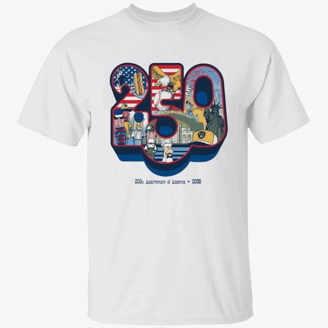 Brewers 250th Anniversary of America 2026 T-Shirt