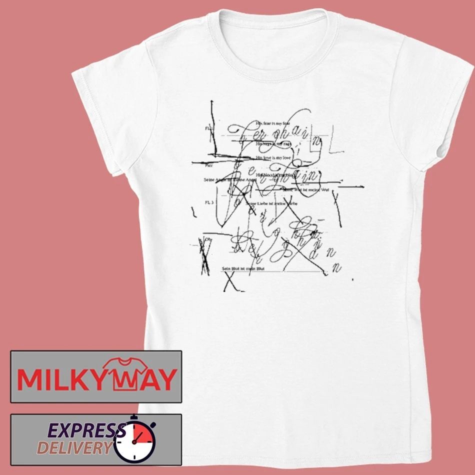Rosalia More Lux Yellow Music Notes shirt