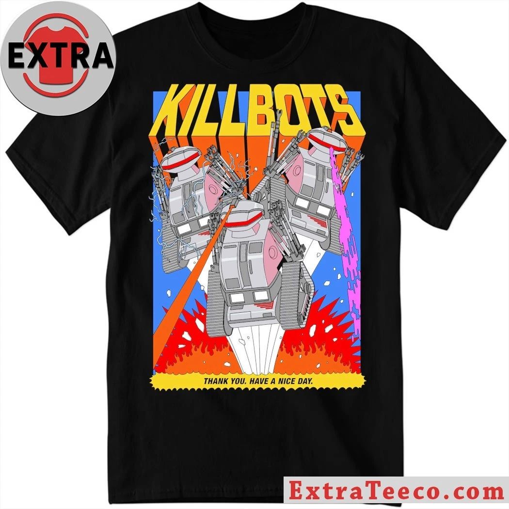 Challenge of the Killbots Chopping Mall Shirt