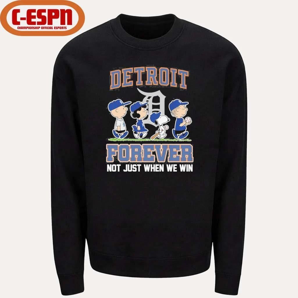 The Peanuts Characters Forever X Detroit Tigers Shirt