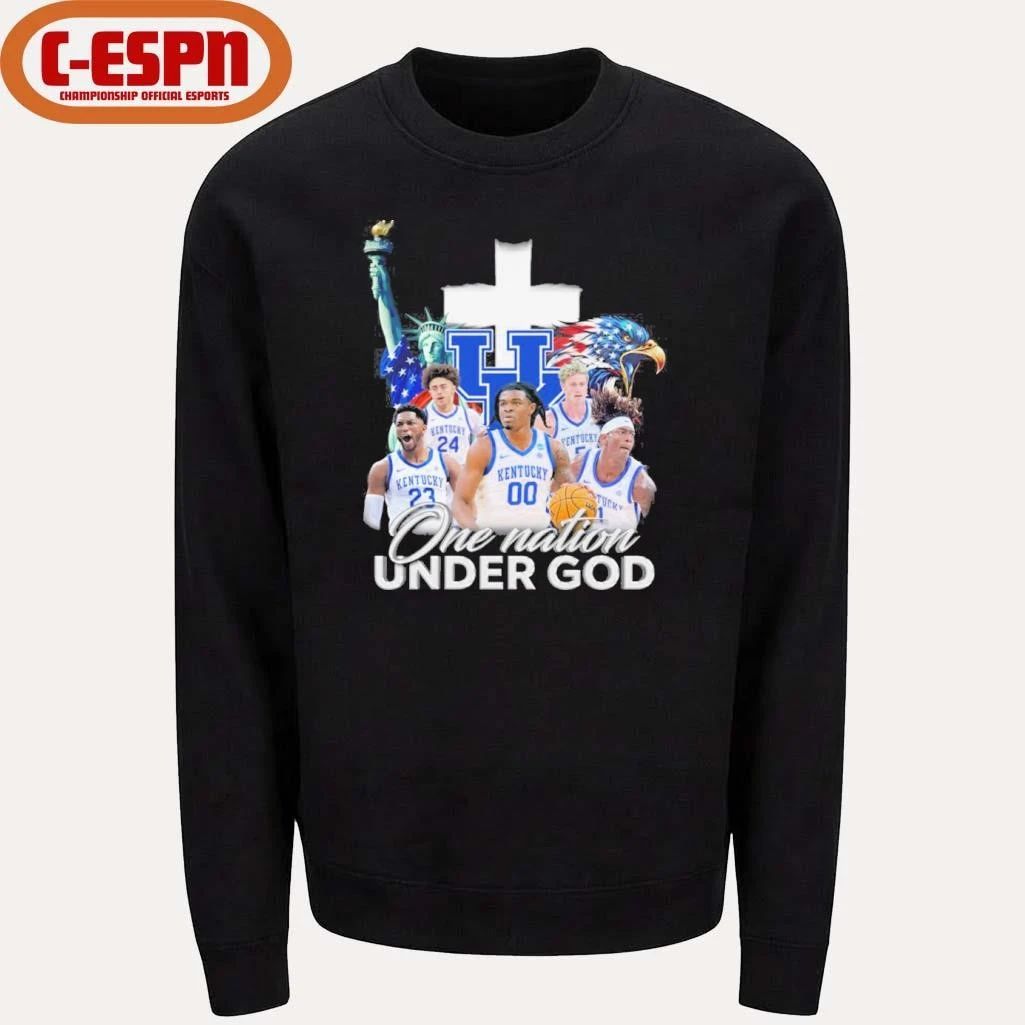 One Nation Under God Kentucky Men’s Basketball Shirt
