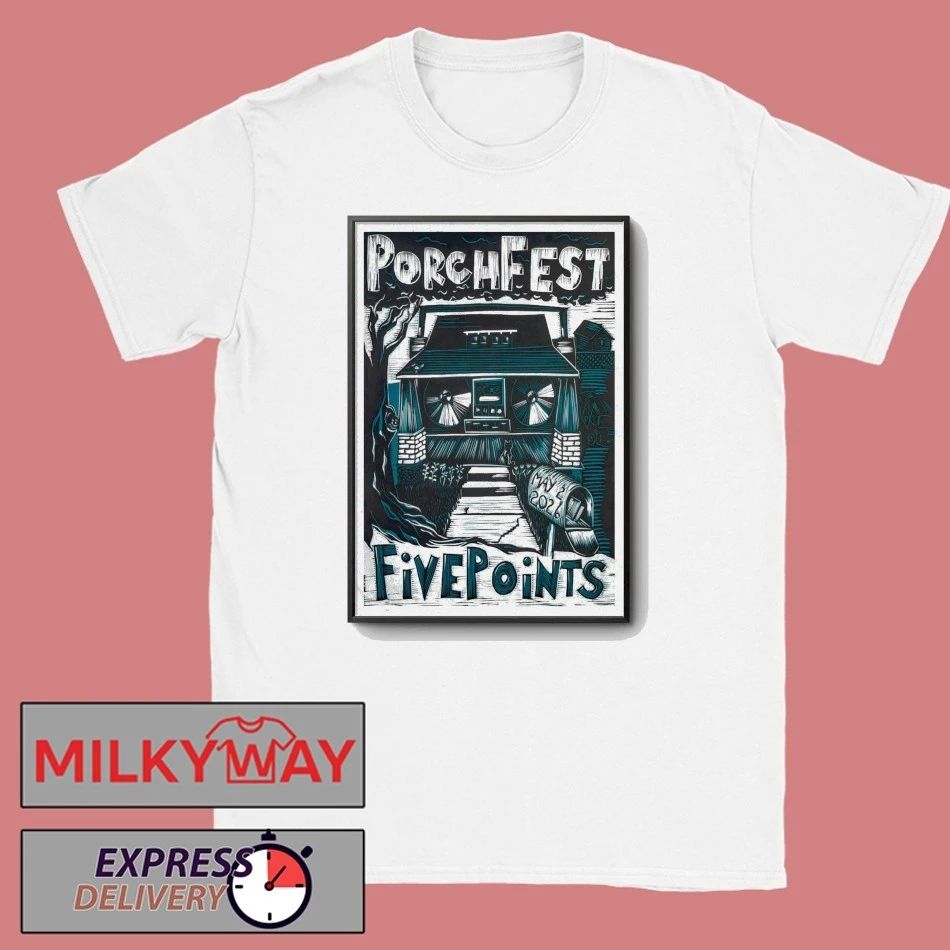 PorchFest FivePoints In Huntsville AL On May 2 2026 Poster shirt