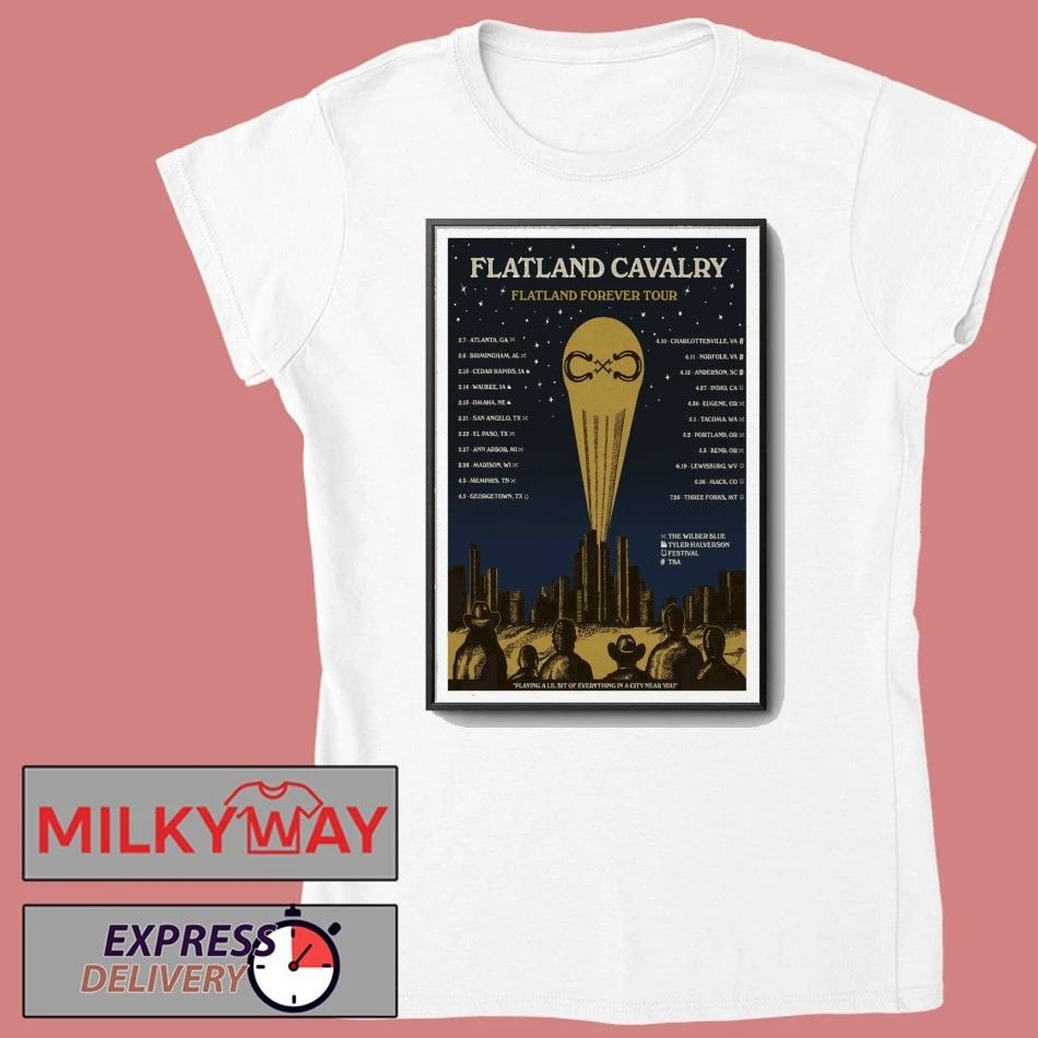 Flatland Cavalry Flatland Forever Tour 2025 Poster shirt