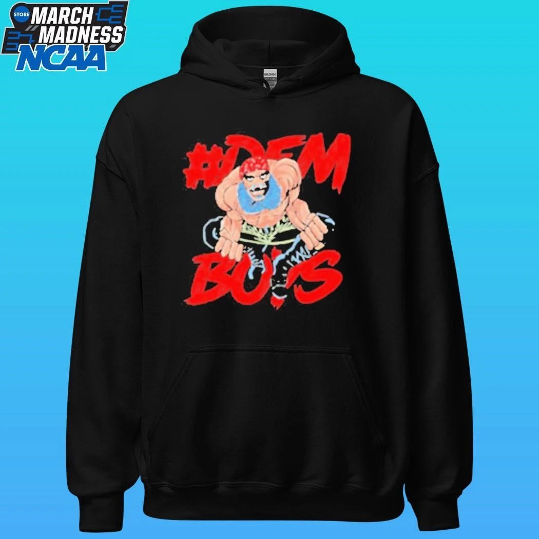 Dem Boys Bearded Muscle Wrestler Red Bandana Shirt