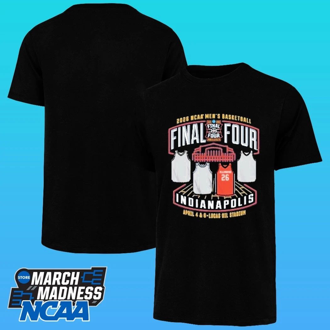 Illini Men’s Basketball 2026 Final Four 4-team Indianapolis Shirt