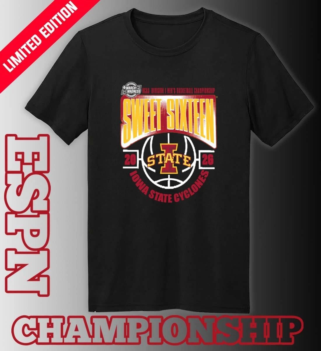 Iowa State Cyclones Sweet 16 NCAA DI Men’s Basketball Tournament March Madness 2026 T-Shirt