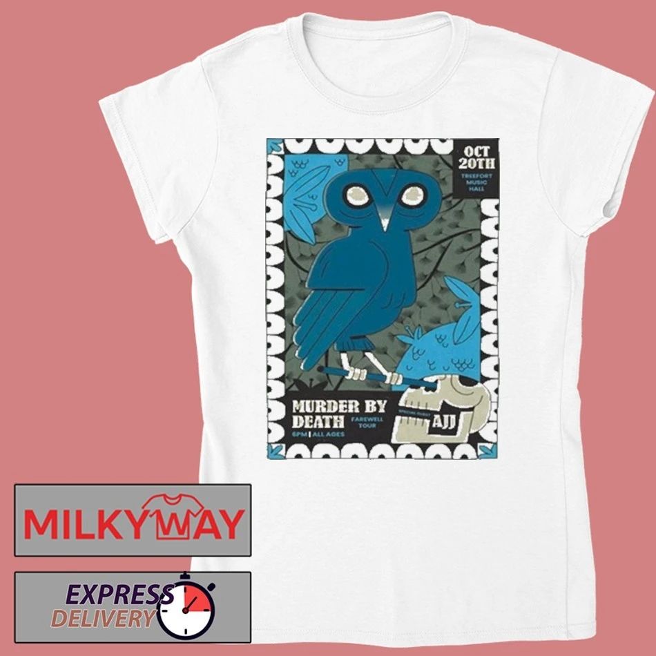 Murder By Death Treefort Music Hall in Boise October 20 202 shirt
