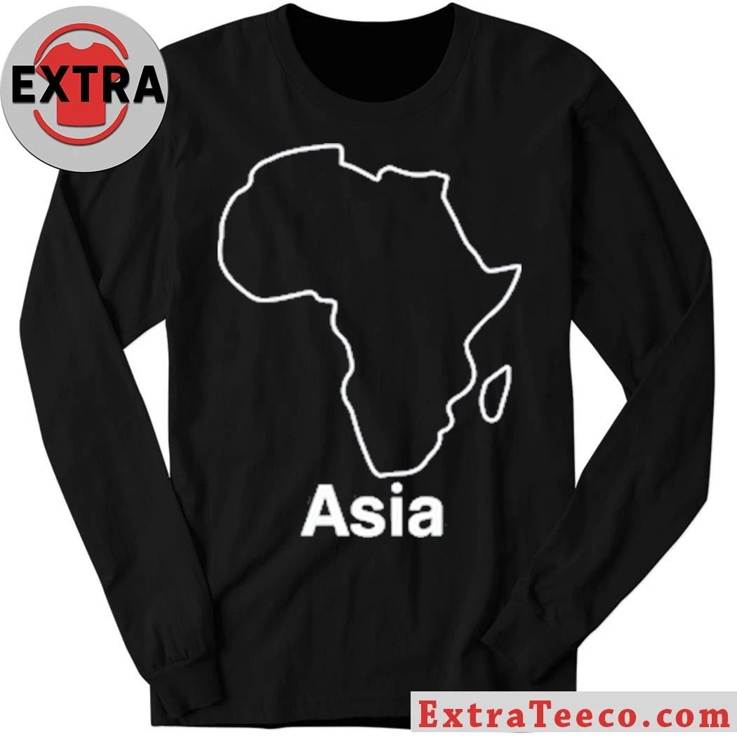 Original Terrible Maps Africa Asia Tee Shirt