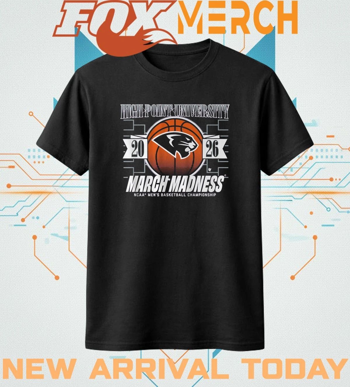 High Point Panthers MBB 2026 March Madness t-shirt
