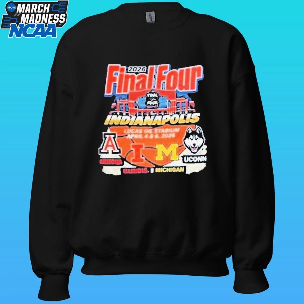 Arizona Illinois Michigan Uconn Final Four NCAA Shirt