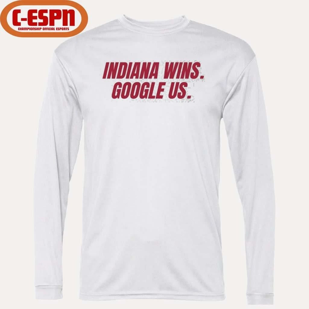 Indiana Wins, Google Us shirt