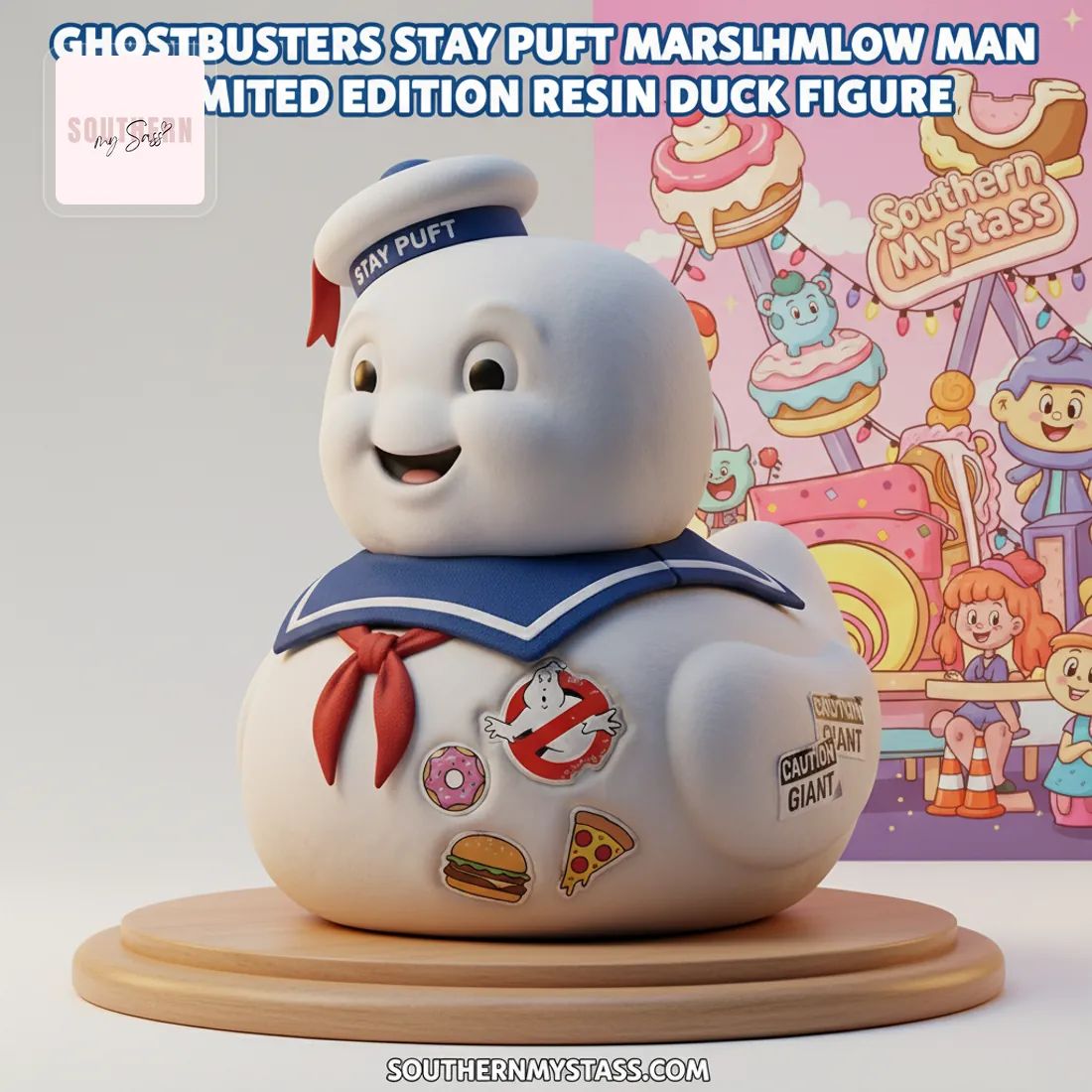 Ghostbusters Stay Puft Marshmallow Man Limited Edition Rubber Duck
