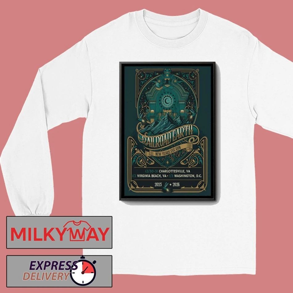 Railroad Earth 1.3.2026 Washington D.C Poster shirt