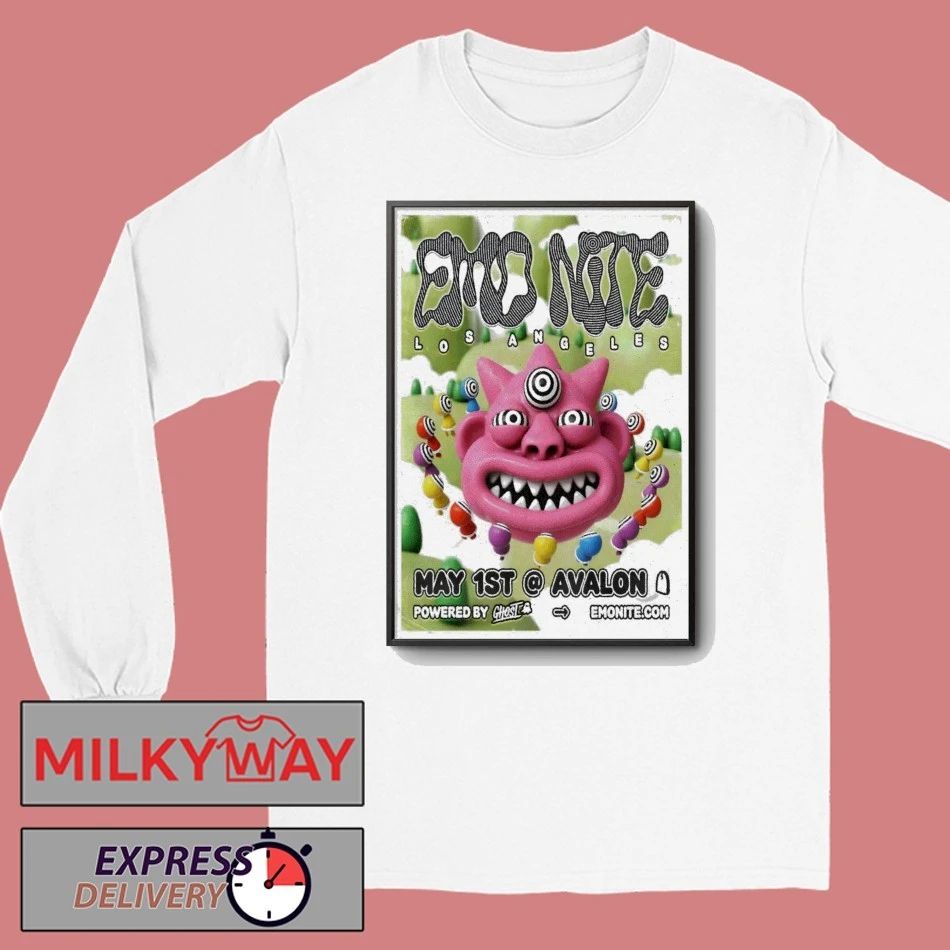 Emo Nite May 1 2026 In Los Angeles CA Poster shirt
