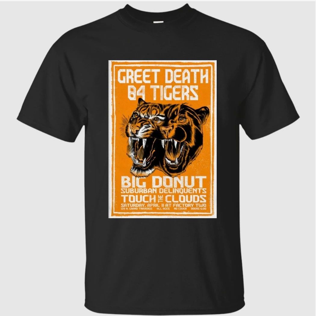 Greet Death And 84 Tigers April 11 2026 In Flint MI Shirt