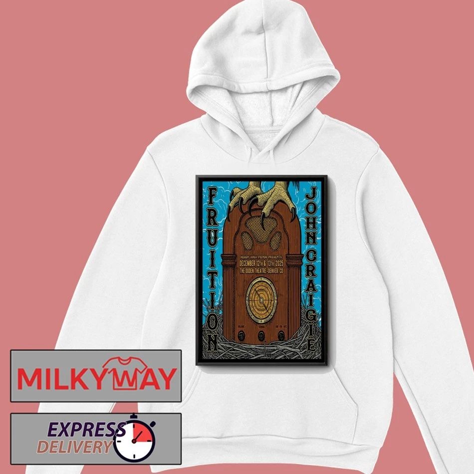 John Craigie With Fruiton In Denver CO On Dec 12-13 2025 Poster shirt