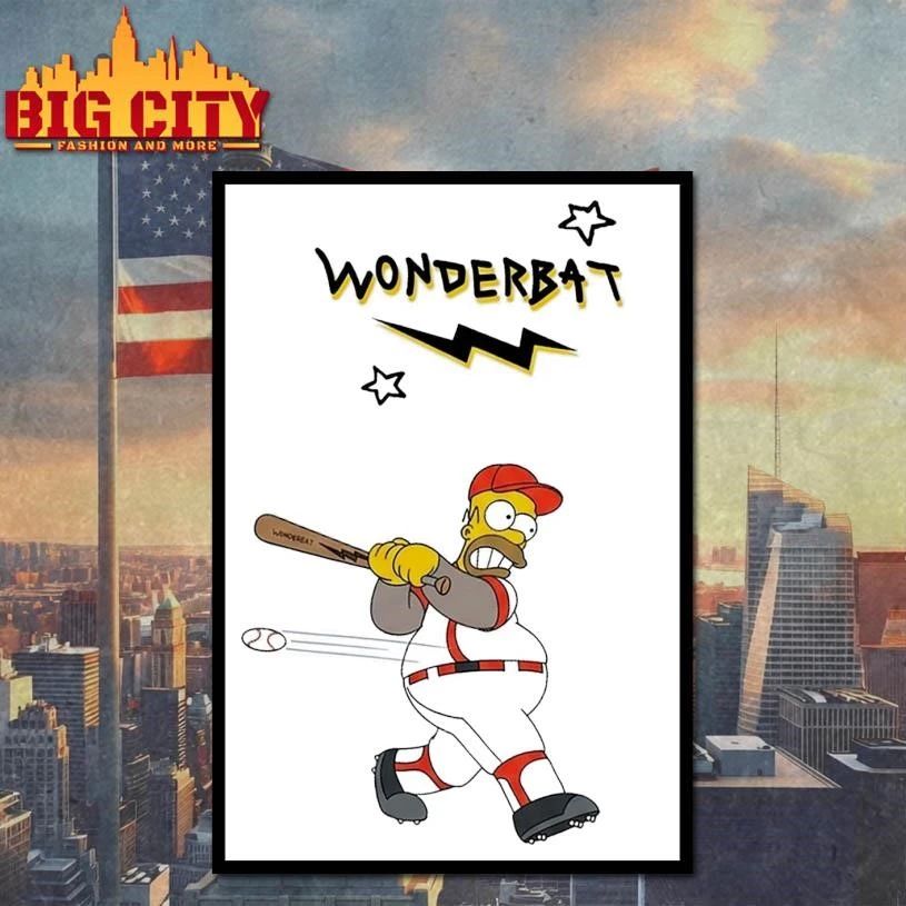 San Francisco Giants Homer Simpson Wonderbat Funny Shirt