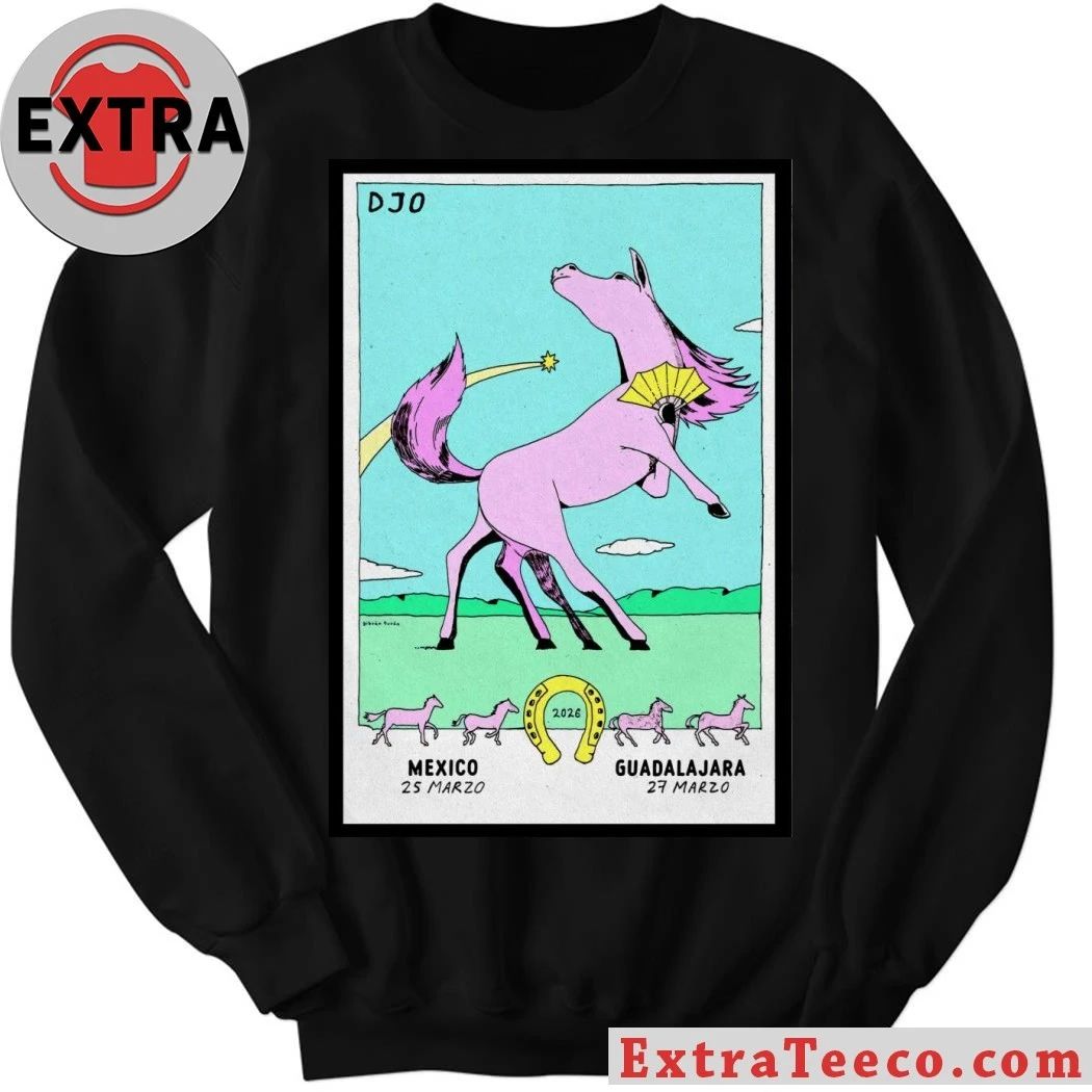 Djo Concert Tour in Guadalajara, Mexico 03.27.2026 Poster Shirt