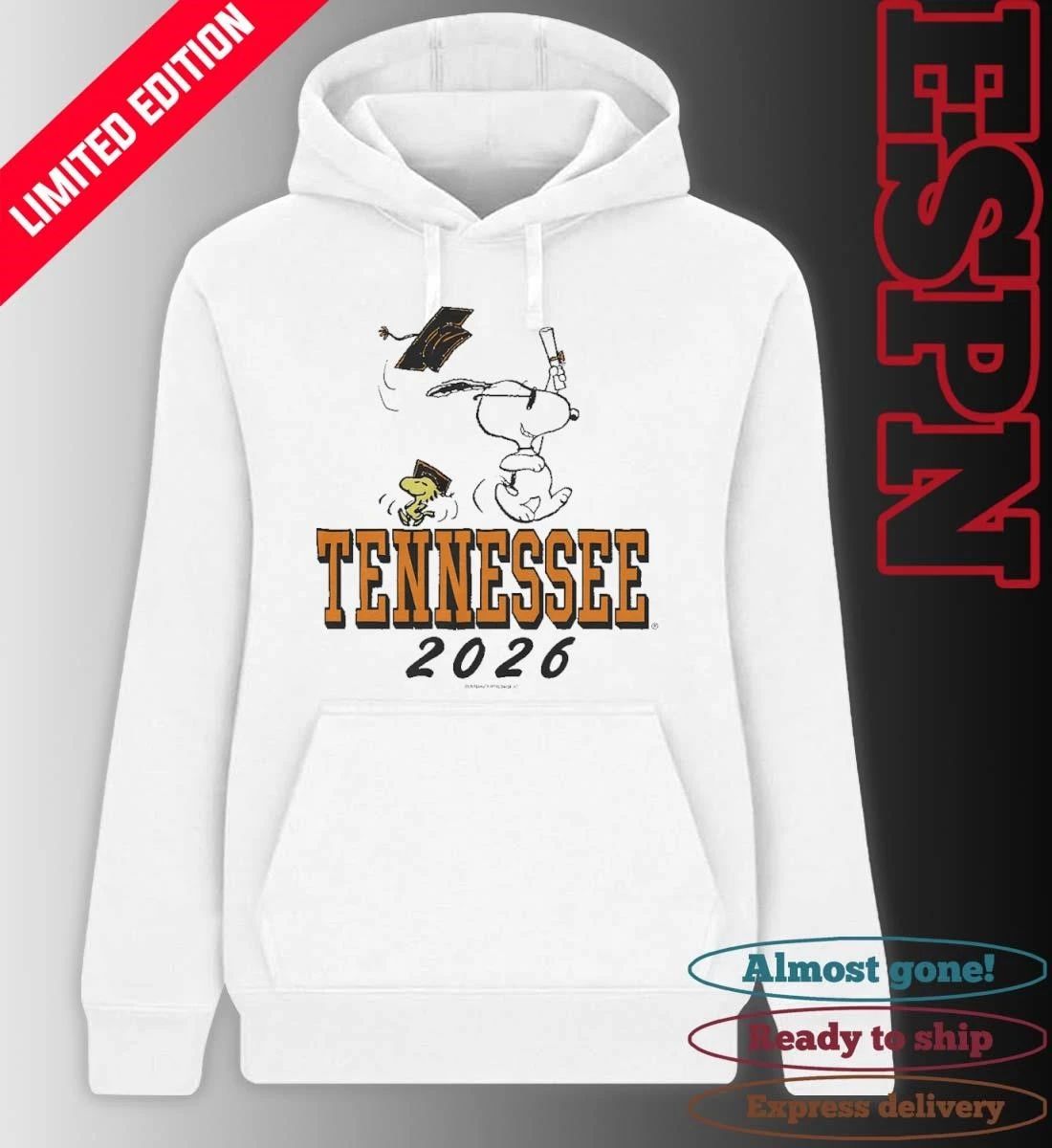 Peanuts x Tennessee Graduation 2026 Shirt
