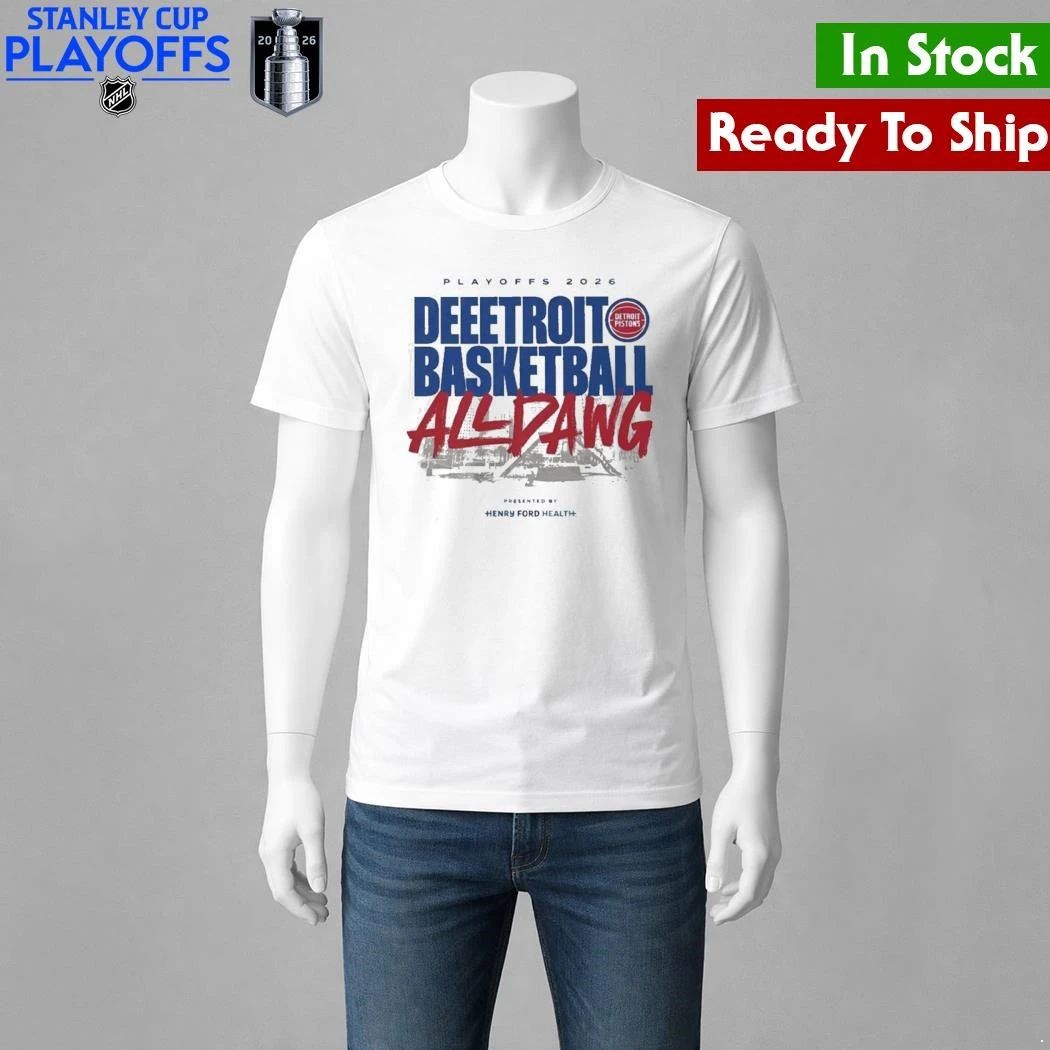 Playoffs 2026 Deeetroit Basketball All Dawg Shirt