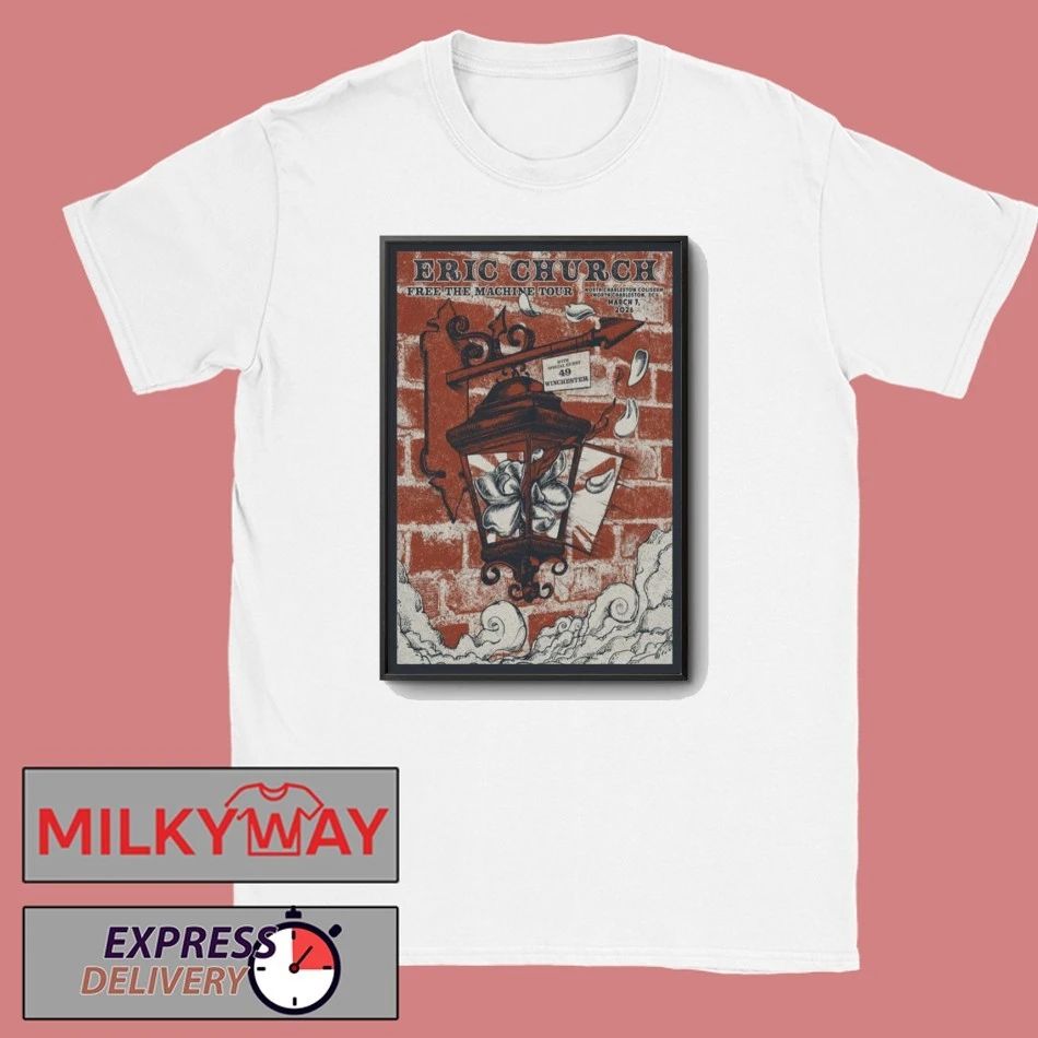Eric Church Mar 7 2026 Poster North Charleston shirt