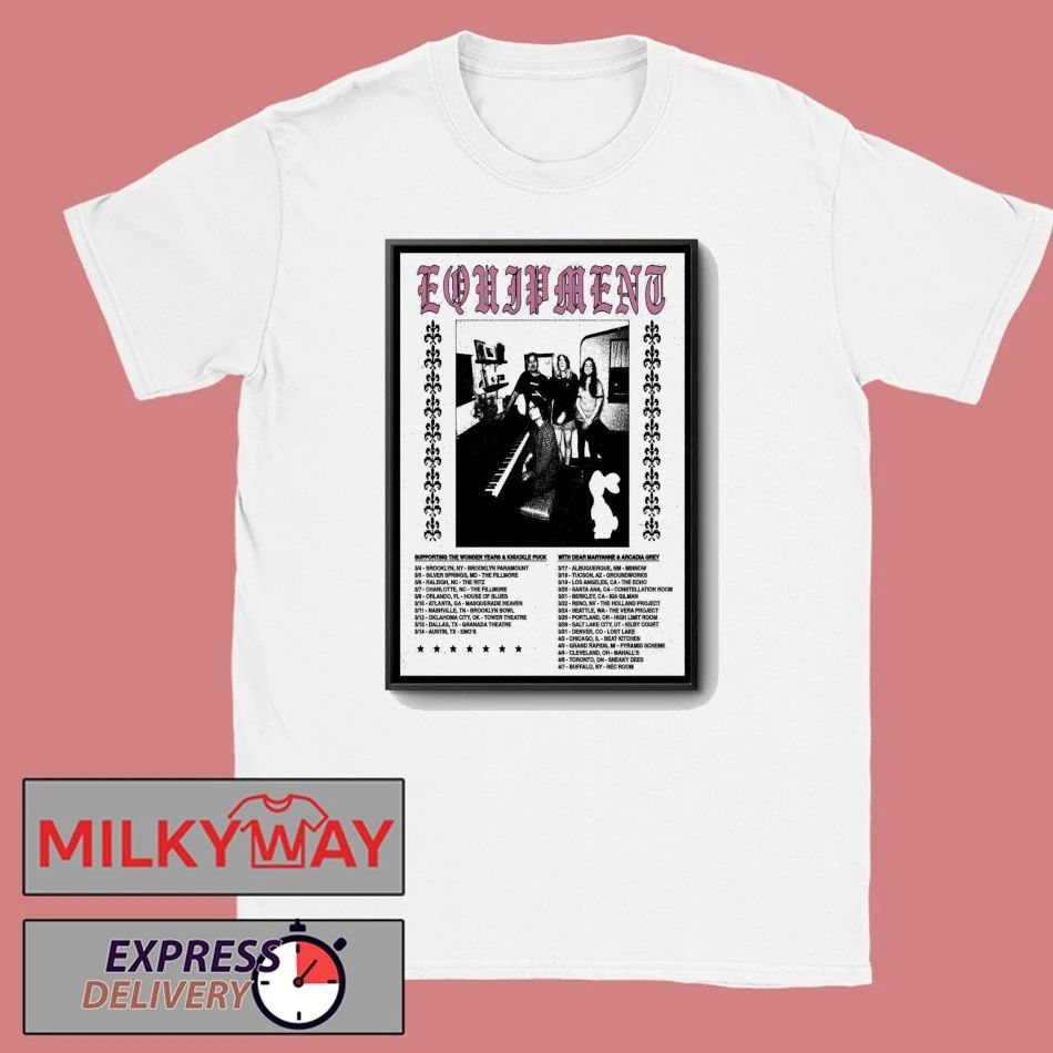 Equipment Spring Tour 26 Poster shirt