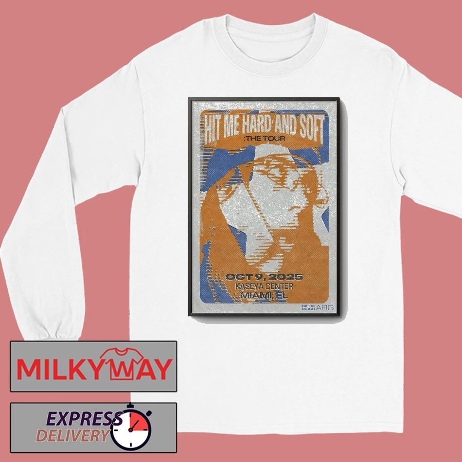 Billie Eilish Oct 9 2025 Casey Center Miami FL Poster shirt