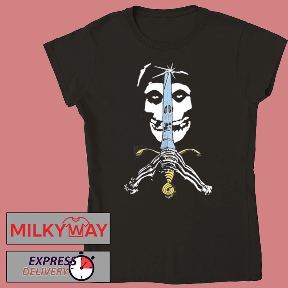 Lost & Found Black Shirt Sword And Skull shirt