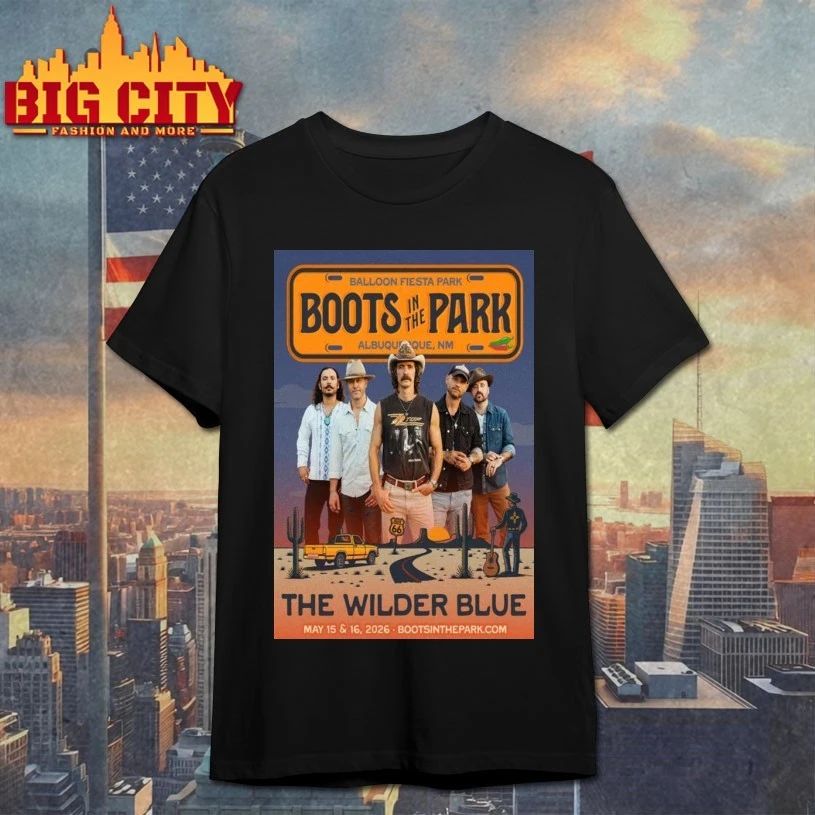 The Wilder Blue May 15-16 2026 Boots Interpark Poster t-shirt