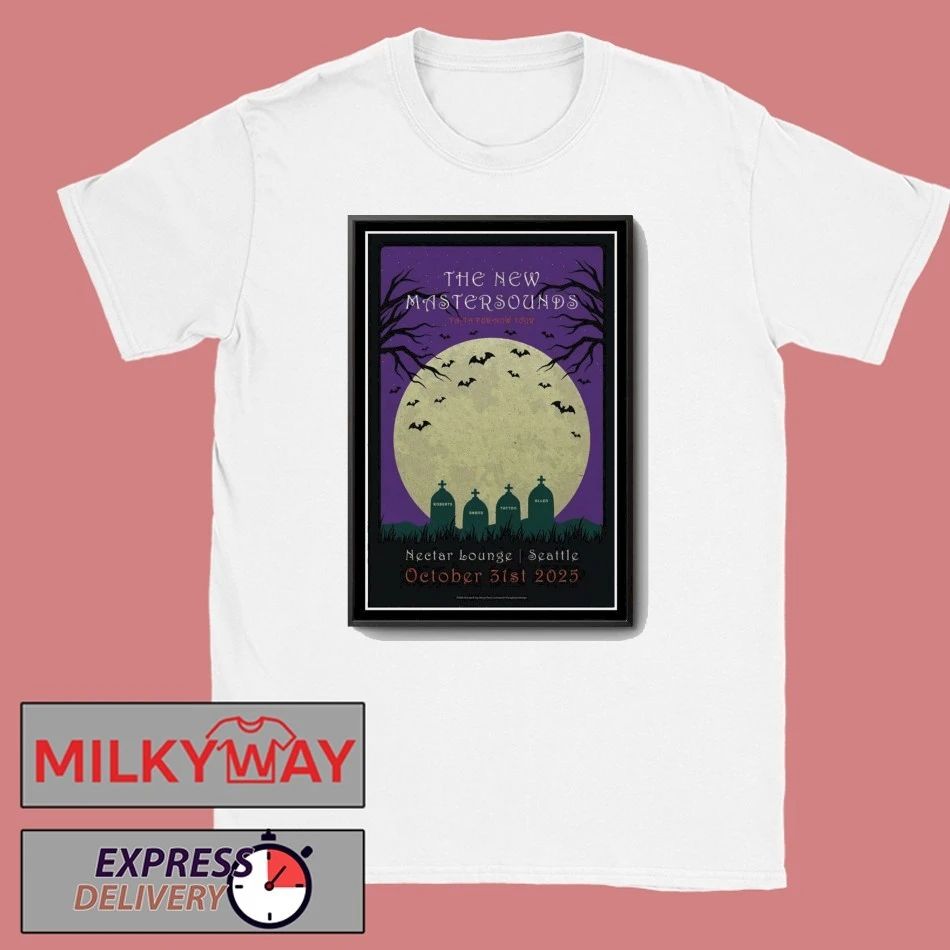 The New Mastersounds October 31 2025 Seattle, Washington Poster shirt