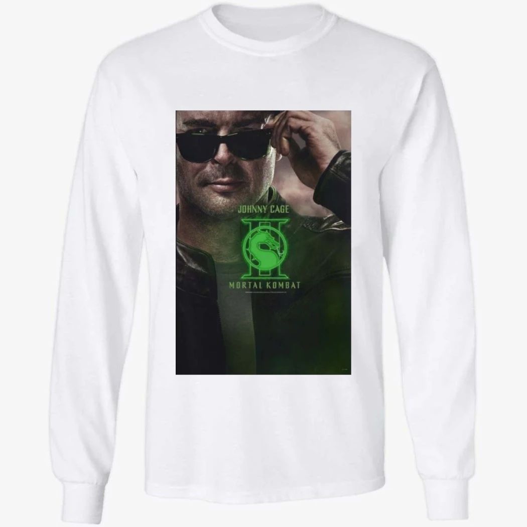 Mortal Kombat II Movie Exclusive Johnny Cage Character Shirt