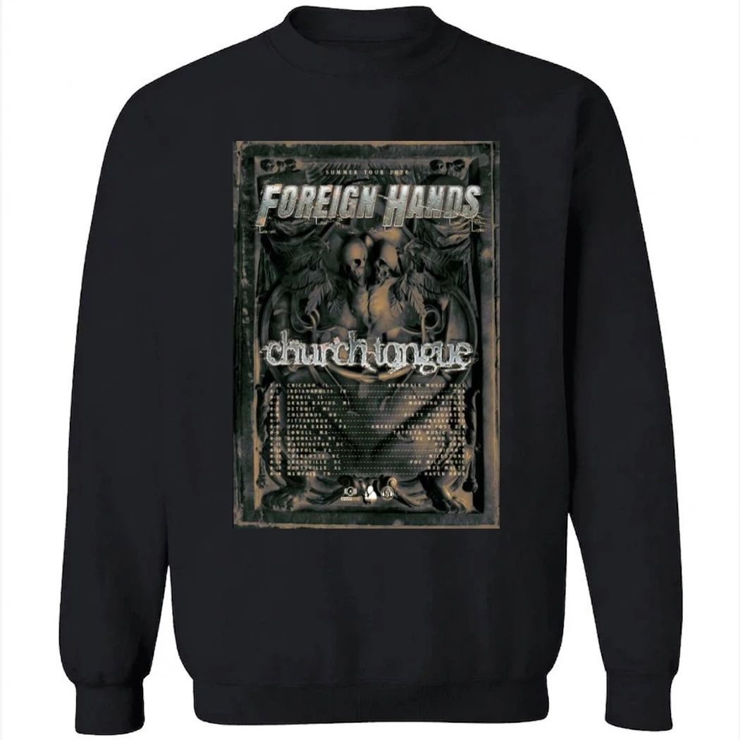 Foreign Hands Tour 2026 Poster Shirt