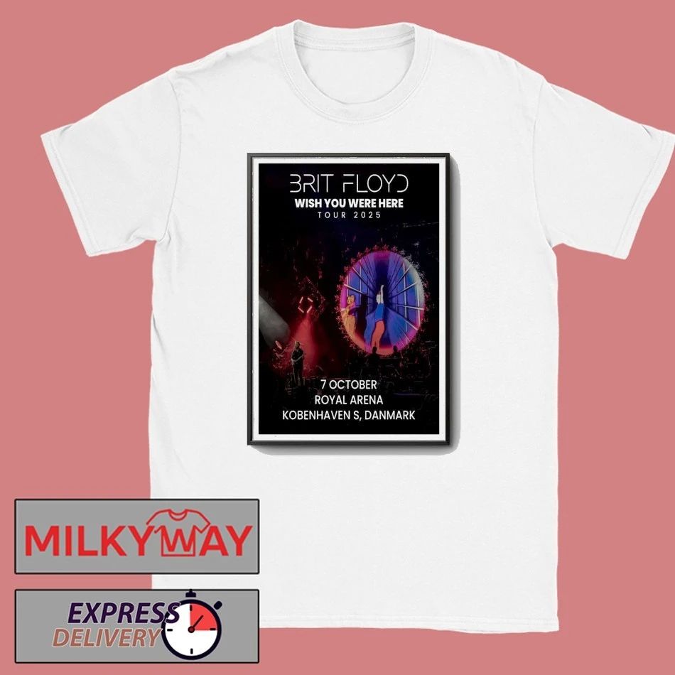 Brit Floyd Oct 7 2025 Royal Arena Kobenhavn Danmark Poster shirt