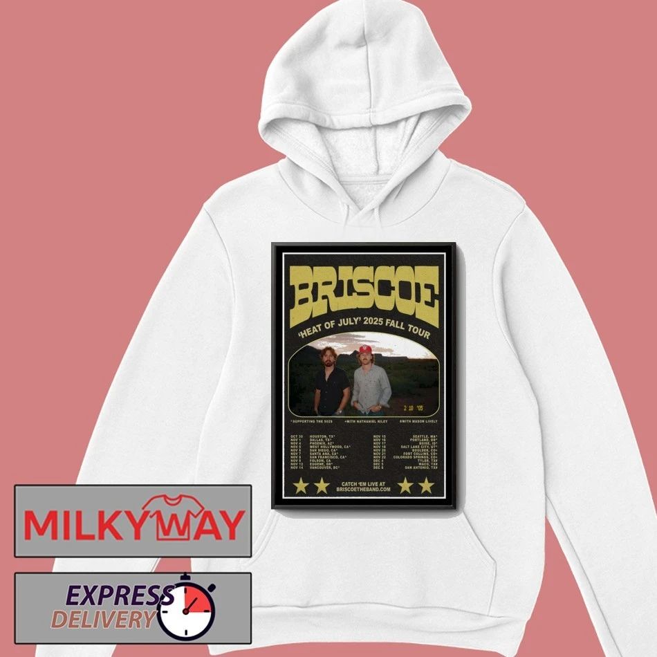 Briscoe Indie Folk Music Poster shirt