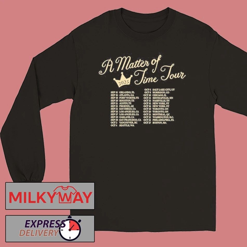 A Matter of Time Tour Black shirt