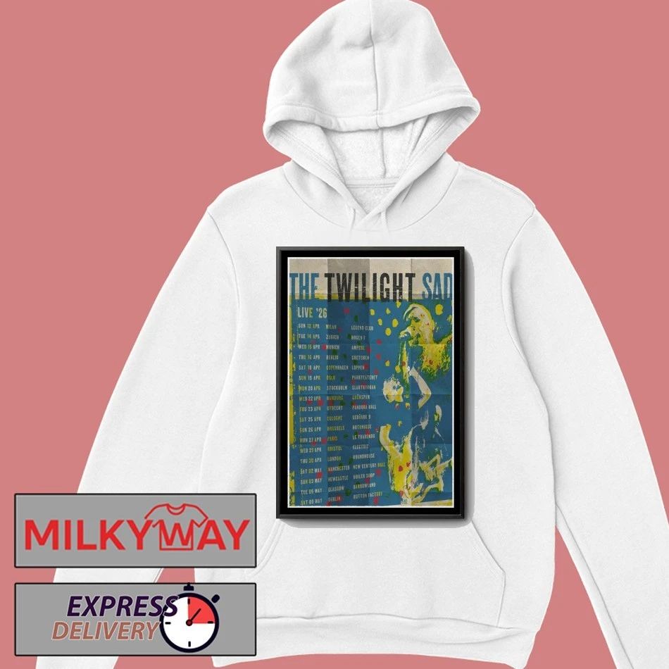 The Twilight Sad UK and European 2026 Tour Poster shirt