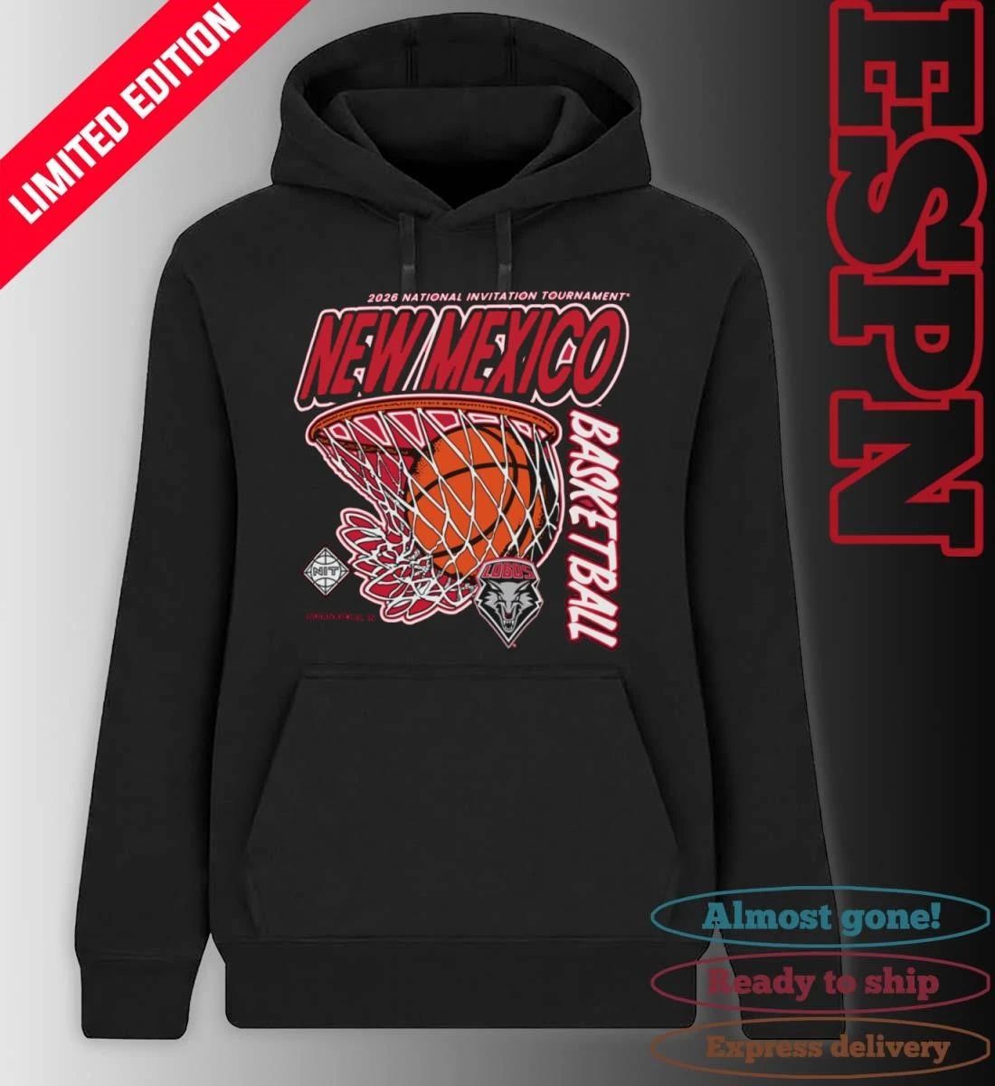 New Mexico Lobos 2026 Division I Men’s Basketball Postseason NIT Shirt