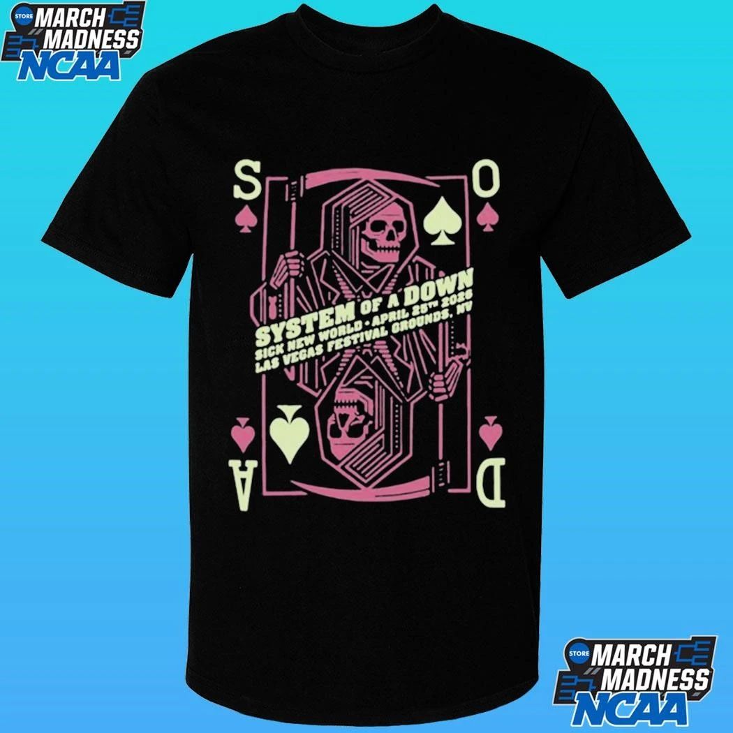 System Of A Down 4-25-2026 Las Vegas Festival Shirt