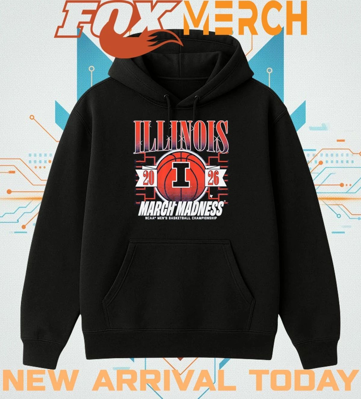 Illinois Fighting Illini Men’s Basketball 2026 March Madness t-shirt