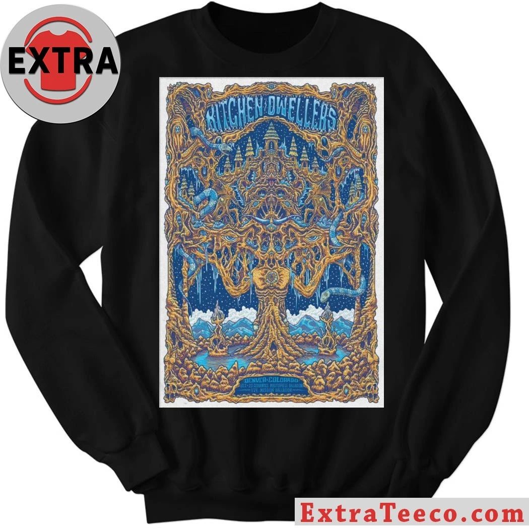 Original Kitchen Dwellers Jan 22 2026 Cervantes’ Masterpiece Ballroom Denver, CO Poster Shirt
