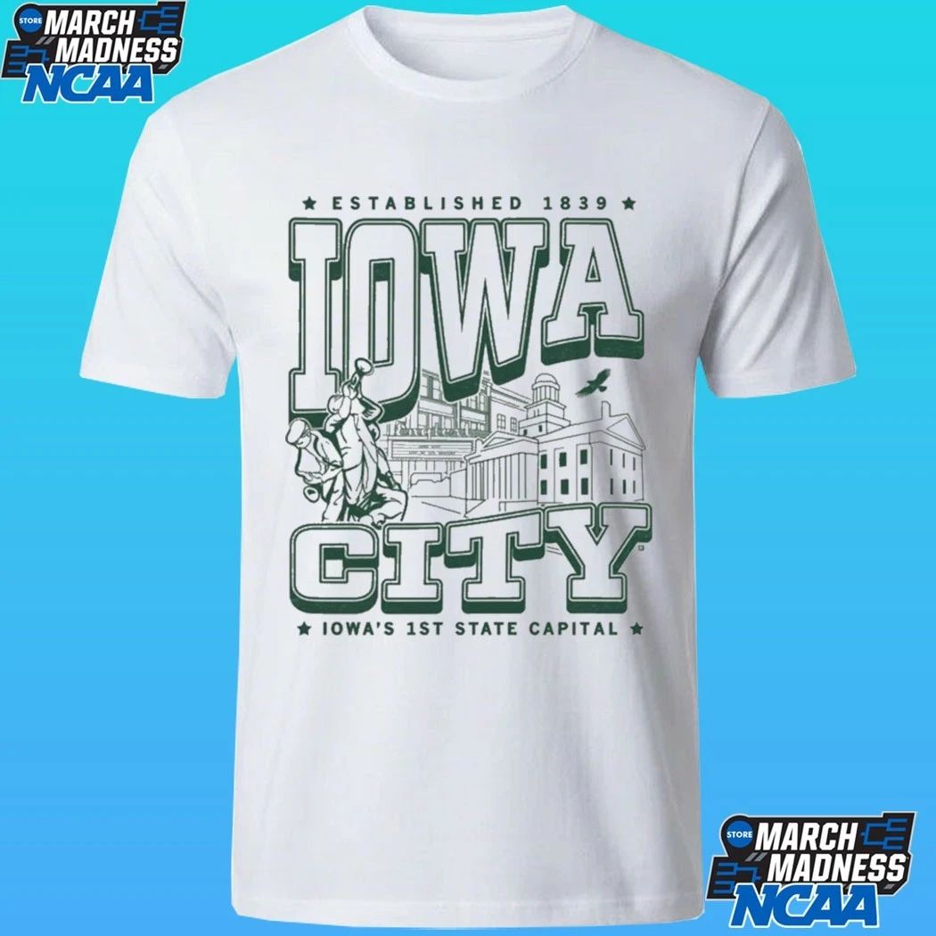 Iowa City Iowa’s I1st State Capital Established 1839 Max Collegiate T-shirt