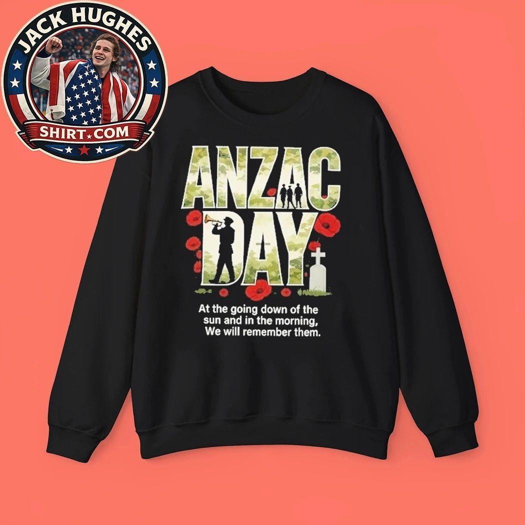 ANZAC Day Lest We Forget Poppies 2026 T-Shirt