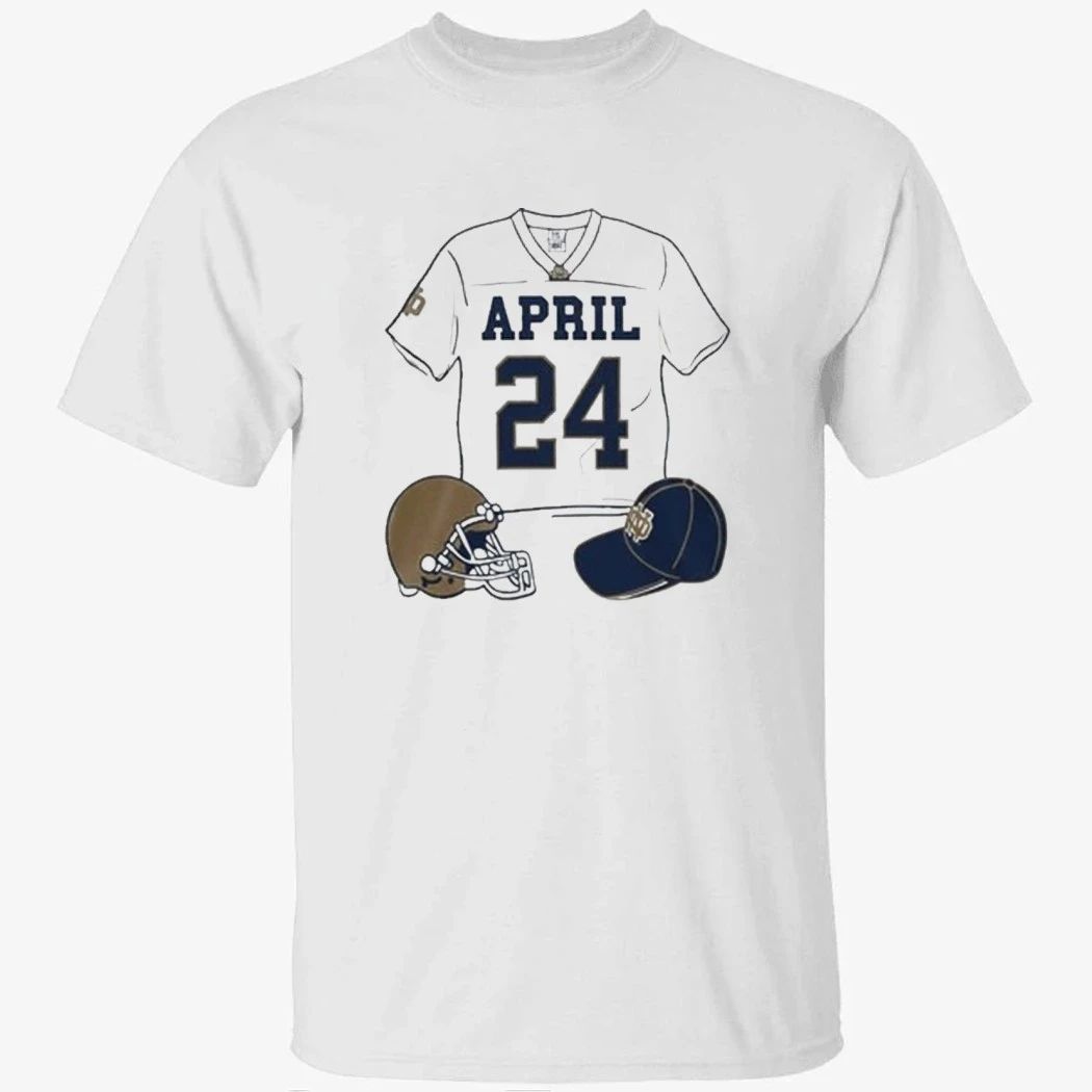 The Shirt 2026 unveiled on Notre Dame’s campus Helmet Shirt