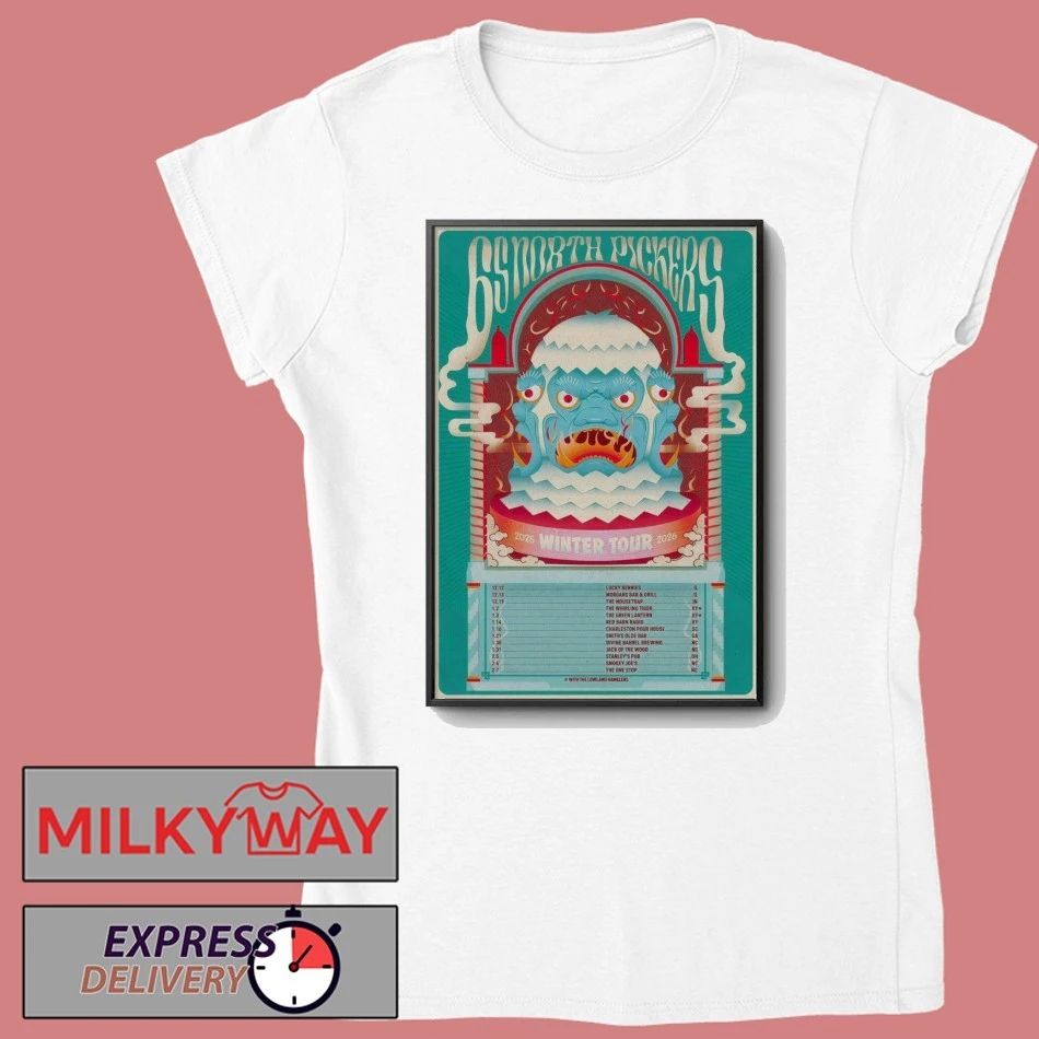 65 North Pickers Winter 2025-2026 Shows Poster shirt